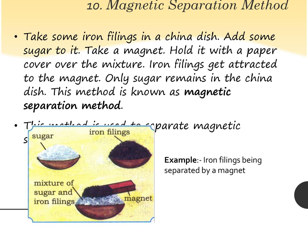 3 examples of on sale magnetic separation